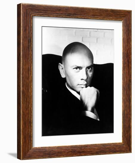 Yul Brynner. "The Brothers Karamazov" 1958, Directed by Richard Brooks-null-Framed Photographic Print