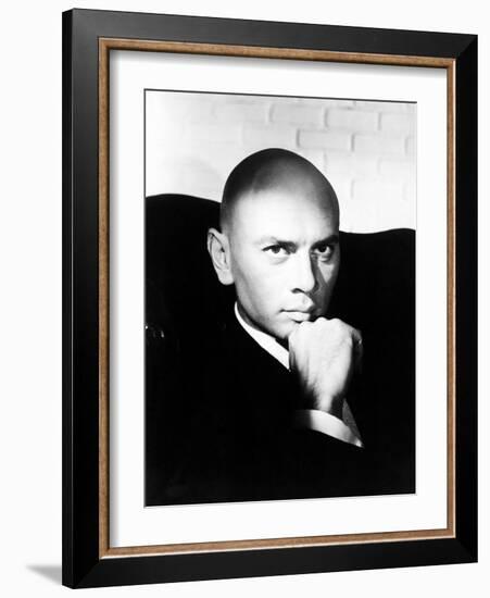 Yul Brynner. "The Brothers Karamazov" 1958, Directed by Richard Brooks-null-Framed Photographic Print