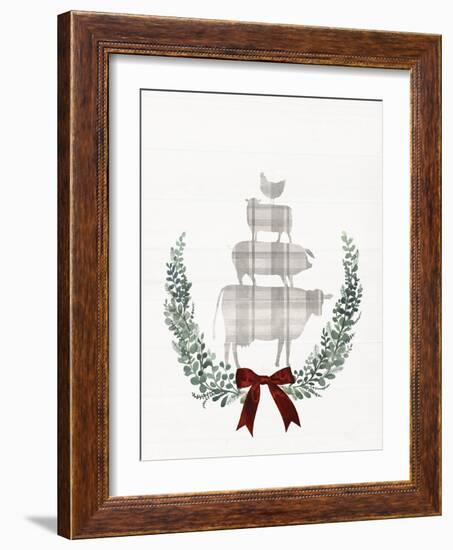 Yuletide Animals I-null-Framed Art Print