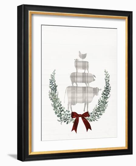 Yuletide Animals I-null-Framed Art Print