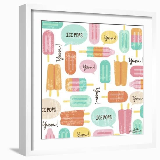 Yum Ice Pops-Elizabeth Caldwell-Framed Giclee Print