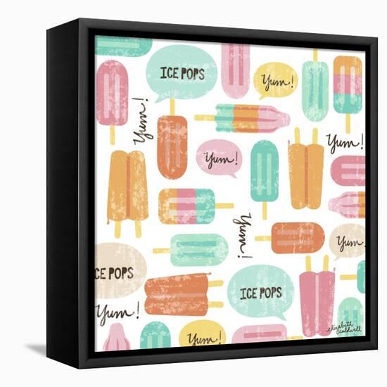 Yum Ice Pops-Elizabeth Caldwell-Framed Premier Image Canvas