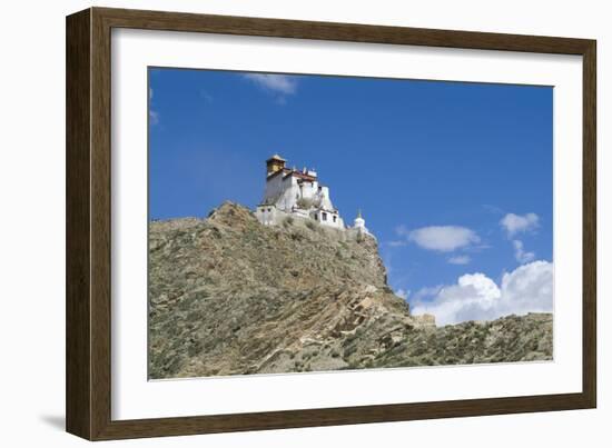 Yumbulagang, (A Rebuilding Of) the Oldest Building and Palace in Tibet, China, C. 2nd Century-Natalie Tepper-Framed Photo