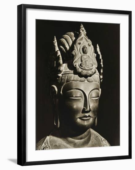 Yumechigai Kannon from the Early Nara Period, Horyuji, Nara, Japan, 1950-null-Framed Photographic Print