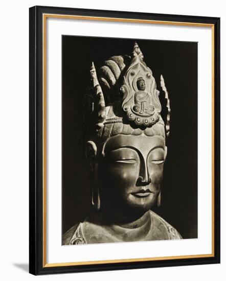 Yumechigai Kannon from the Early Nara Period, Horyuji, Nara, Japan, 1950-null-Framed Photographic Print