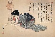 The Teahouse, Yama-No-Cha-Tei, Japan-Yumeji Takehisa-Giclee Print