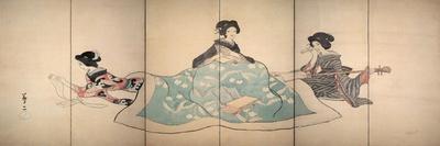 The Kimono with Chained Rings, Japan-Yumeji Takehisa-Giclee Print