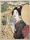 Visiting the Shrine at Inariyama, Japan-Yumeji Takehisa-Giclee Print