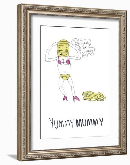 Yummy Mummy-null-Framed Art Print