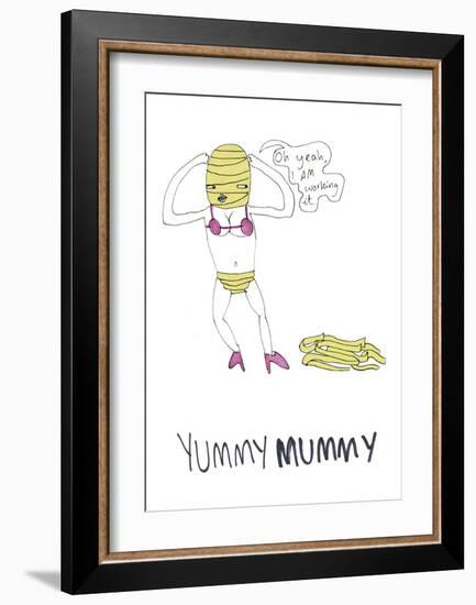 Yummy Mummy-null-Framed Art Print