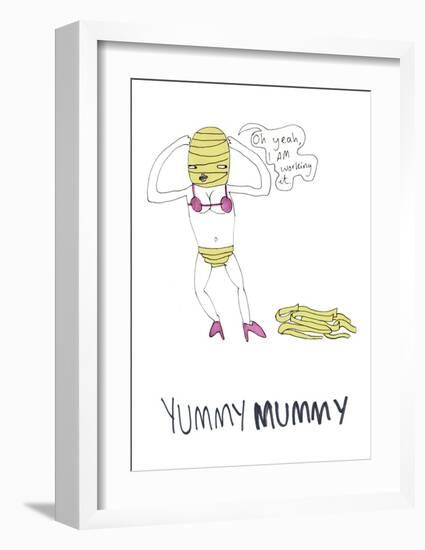 Yummy Mummy-null-Framed Art Print