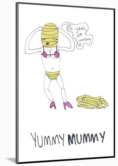 Yummy Mummy-null-Mounted Giclee Print