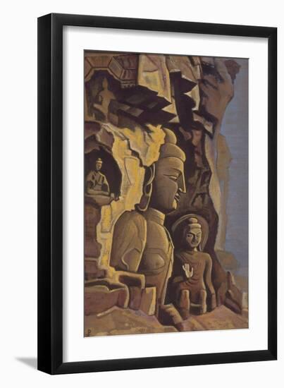 Yungang, 1937-Nicholas Roerich-Framed Giclee Print