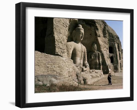 Yungang Buddhist Caves, Unesco World Heritage Site, Datong, Shanxi, China-Occidor Ltd-Framed Photographic Print