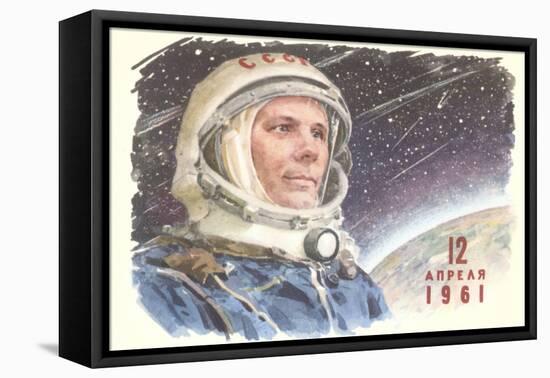 Yuri Gagarin in Cosmonaut Outfit-null-Framed Stretched Canvas