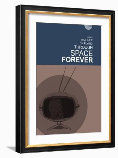 Yuri Gagarin Poster-NaxArt-Framed Art Print