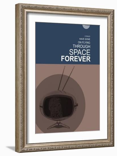 Yuri Gagarin Poster-NaxArt-Framed Art Print