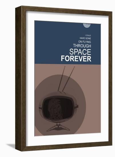 Yuri Gagarin Poster-NaxArt-Framed Art Print