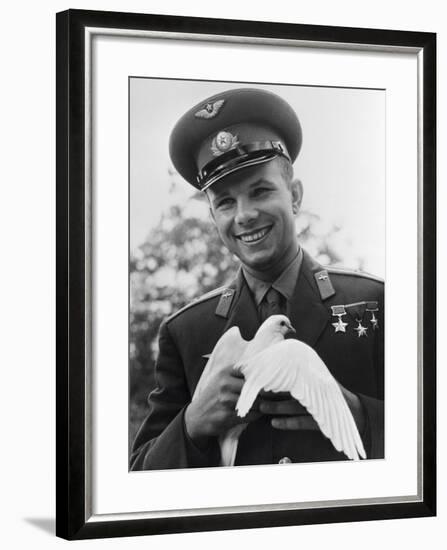 Yuri Gagarin, Russian Cosmonaut, C1963-C1964-null-Framed Photographic Print