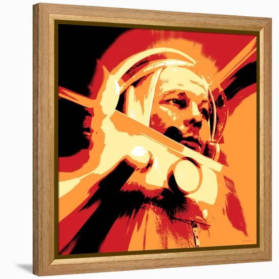Yuri Gagarin, Soviet Cosmonaut, Artwork-Detlev Van Ravenswaay-Framed Premier Image Canvas