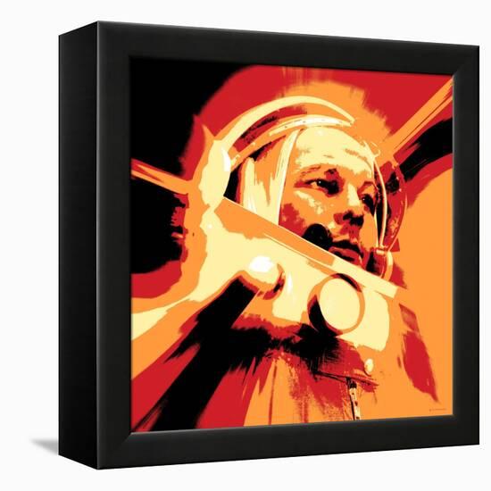 Yuri Gagarin, Soviet Cosmonaut, Artwork-Detlev Van Ravenswaay-Framed Premier Image Canvas