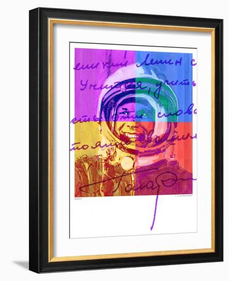 Yuri Gagarin, Soviet Cosmonaut-Detlev Van Ravenswaay-Framed Photographic Print