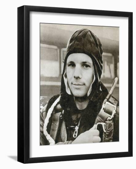 Yuri Gagarin, Soviet Cosmonaut-Science Source-Framed Giclee Print