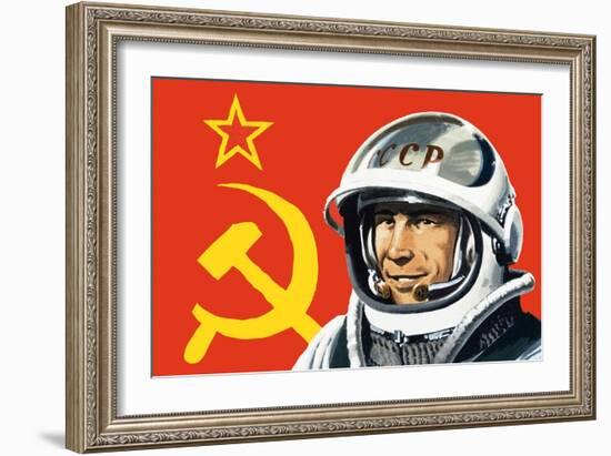 Yuri Gagarin-Wilf Hardy-Framed Giclee Print