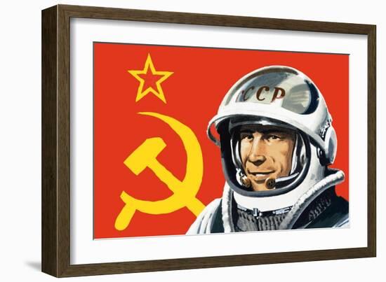 Yuri Gagarin-Wilf Hardy-Framed Giclee Print