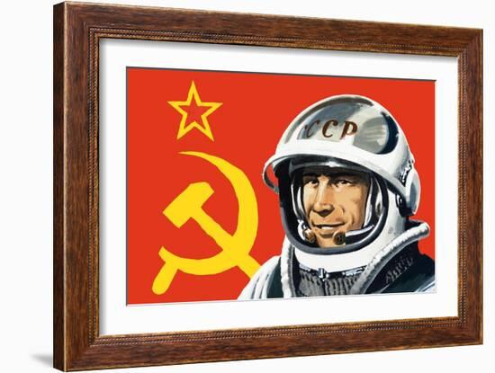 Yuri Gagarin-Wilf Hardy-Framed Giclee Print