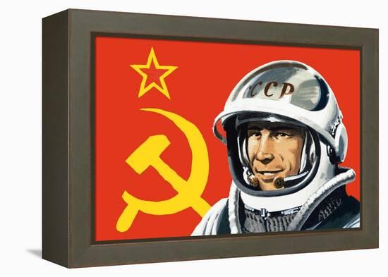 Yuri Gagarin-Wilf Hardy-Framed Premier Image Canvas