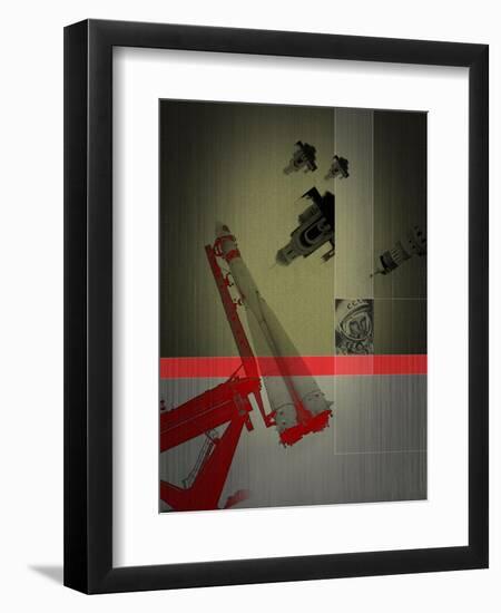 Yuri Gagarin-NaxArt-Framed Art Print