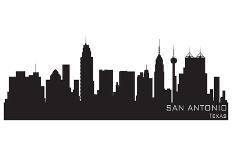 Los Angeles, California Skyline City Silhouette-Yurkaimmortal-Art Print