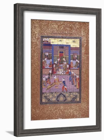 Yusuf Entertained-null-Framed Giclee Print