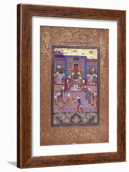 Yusuf Entertained-null-Framed Giclee Print