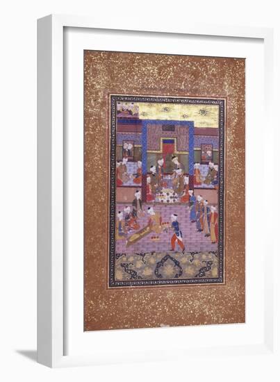 Yusuf Entertained-null-Framed Giclee Print