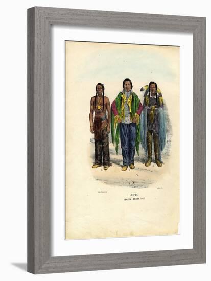 Yuti Indians, 1863-79-Raimundo Petraroja-Framed Giclee Print