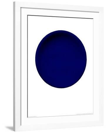 Blue Disk, c.1957 (IKB54)' Serigraph - Yves Klein | Art.com