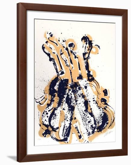 Yves Klein's Violins-Arman-Framed Limited Edition