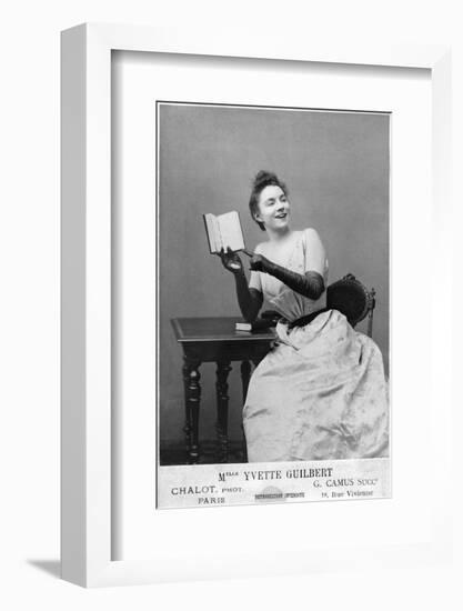 Yvette Guilbert (1867-1944) 1891-Chalot-Framed Photographic Print