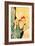 Yvette Guilbert Greets The Audience-Henri de Toulouse-Lautrec-Framed Art Print