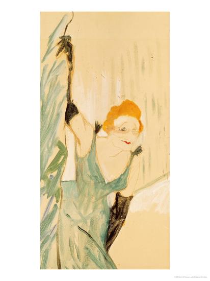 Yvette Guilbert Taking a Curtain Call, 1894 Giclee Print by Henri de ...