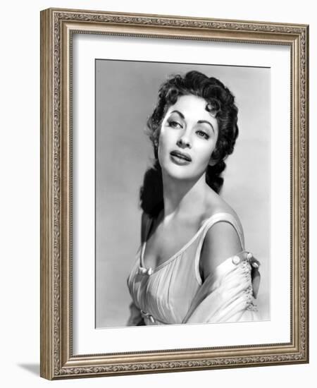 Yvonne by Carlo (1922 2007) actrice d'origine canadienne naturalisee americaine (b/w photo)-null-Framed Photo