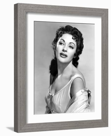 Yvonne by Carlo (1922 2007) actrice d'origine canadienne naturalisee americaine (b/w photo)-null-Framed Photo