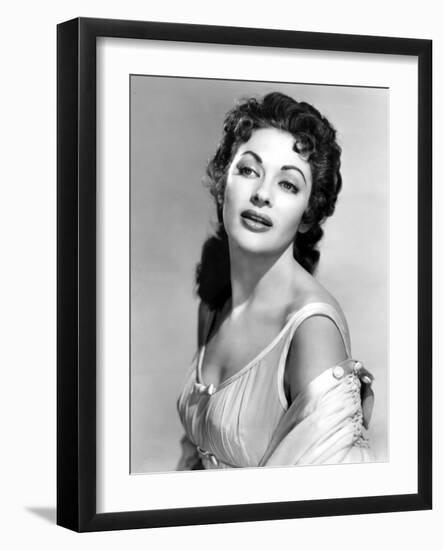 Yvonne by Carlo (1922 2007) actrice d'origine canadienne naturalisee americaine (b/w photo)-null-Framed Photo