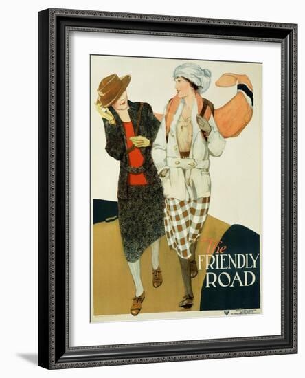 YWCA, The Friendly Road-Anita Parkhurst-Framed Art Print