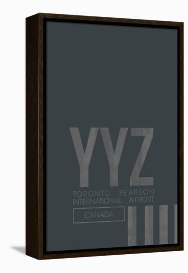 YYZ Airport Layout-08 Left-Framed Premier Image Canvas