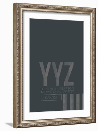 YYZ Airport Layout-08 Left-Framed Giclee Print