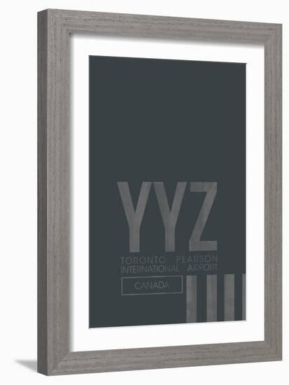 YYZ Airport Layout-08 Left-Framed Giclee Print