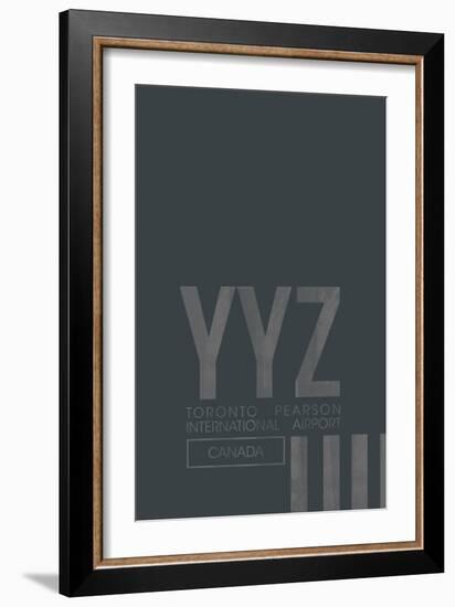 YYZ Airport Layout-08 Left-Framed Giclee Print